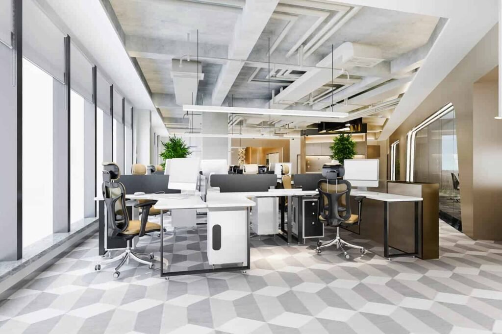 "Elevating Workspaces: Modern Trends in Office Ceiling Design"