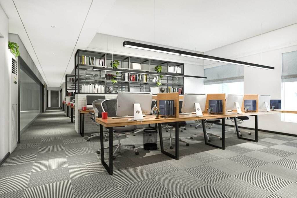 "Elevate Your Workspace: Innovative Ceiling Designs for Modern Offices"