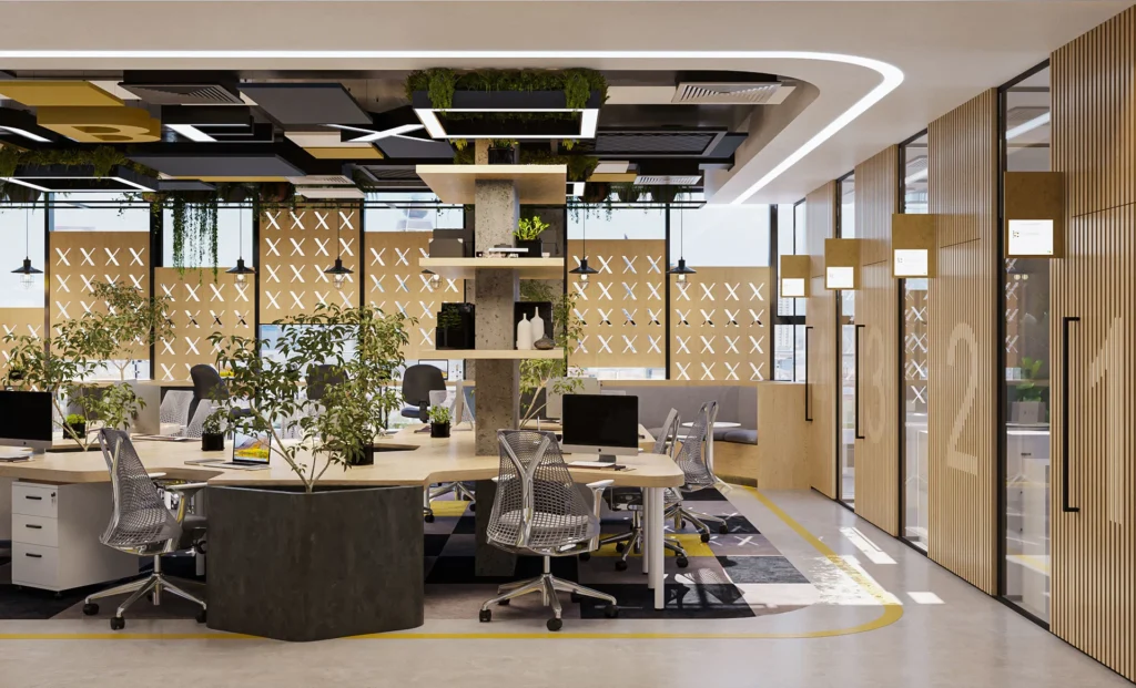 "From Dull to Dynamic: Reimagining Office Ceilings"