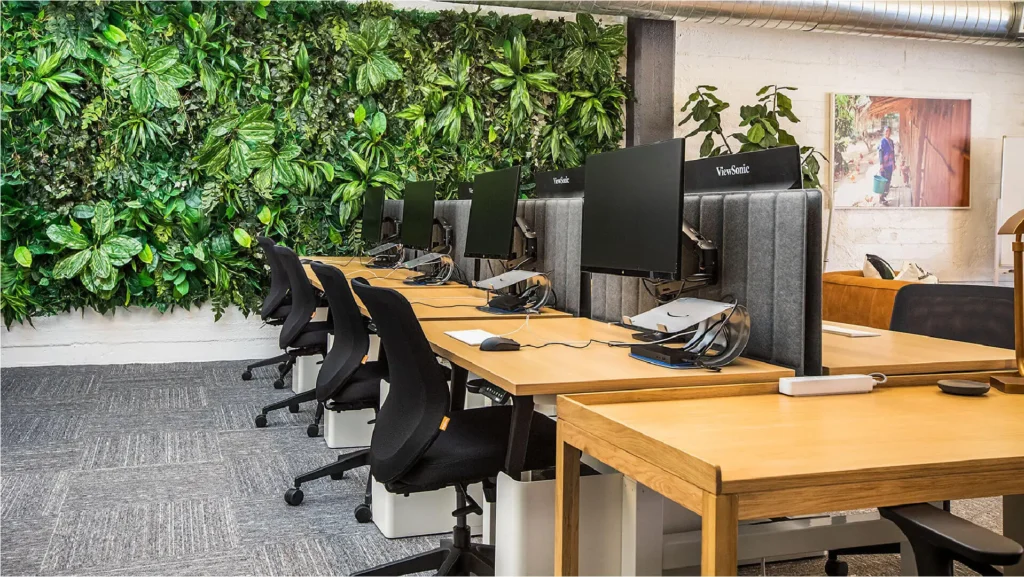 "Ceiling Style: Transforming Workspaces from the Top Down"